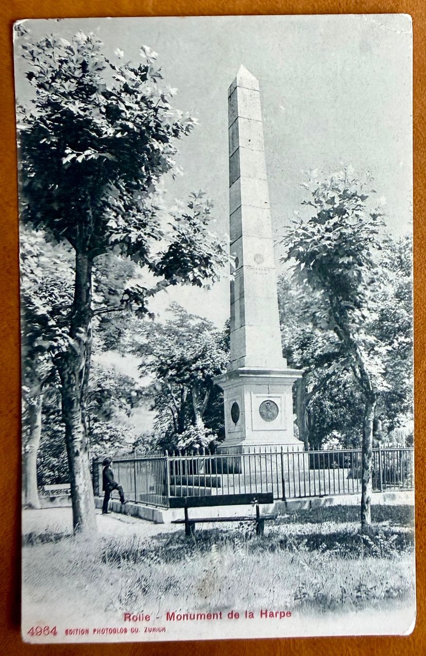 Ansichtskarten: Rolle - Monument de la Harpe – Gebraucht aus Lutry von Ediego