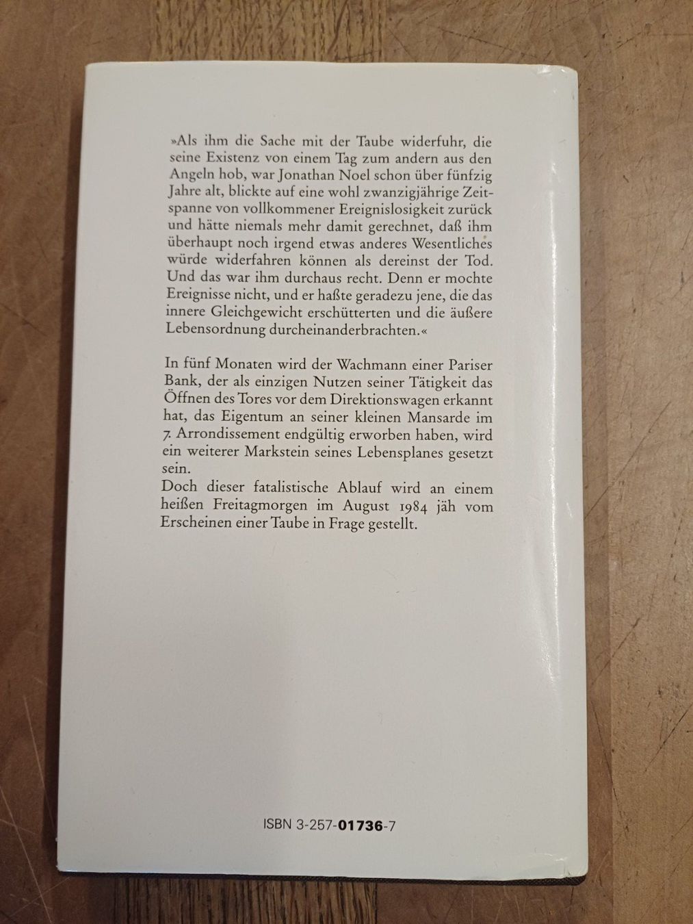 Libri: Die Taube von Patrick Süskind – Usato da Ringoldswil venduto da drache13 1