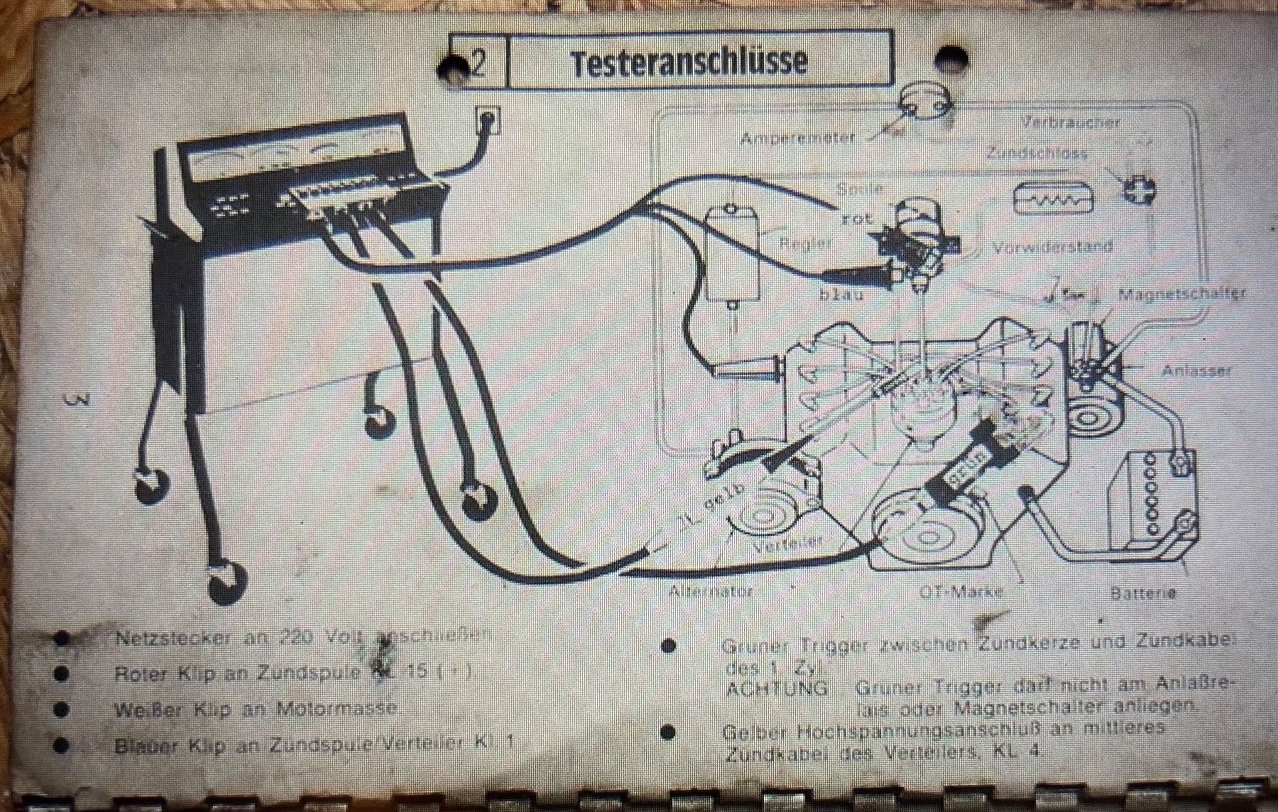 Misurare: Blackhawk TE-215 Motorentester - Oldtimer-Veteran-Vintage – Usato da Menziken venduto da Hotdevil1 6