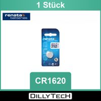 Renata CR1620 Lithium Knopfzellenbatterie - 1 Stk.
