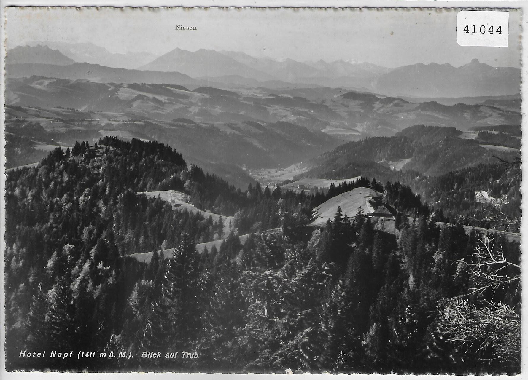 Cartoline postali: Hotel Napf - Blick auf Trub – Usato da Ettingen venduto da Kartenplanet