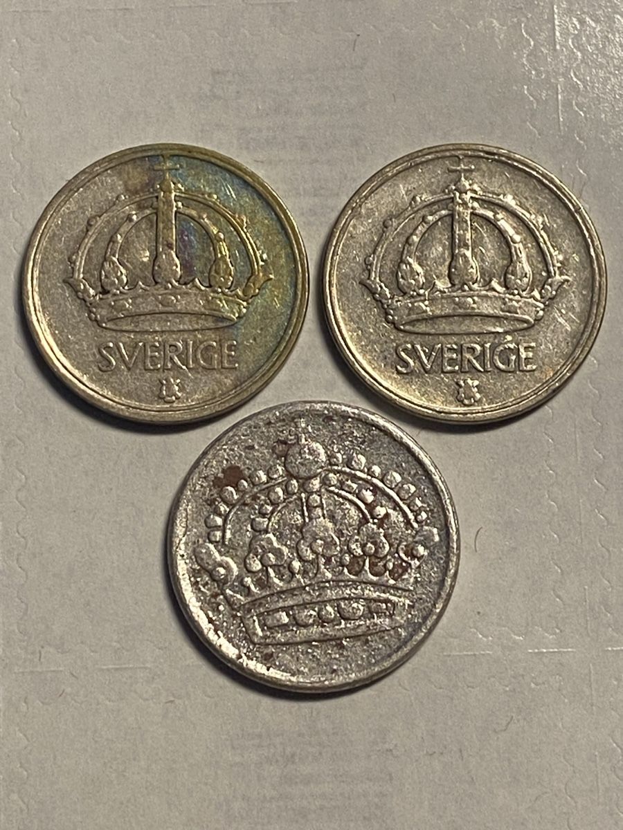 Tutti le monete: Suède, 3X 10 ore 1948 argent – Usato da Corsier-sur-Vevey venduto da Ginoarturo 1