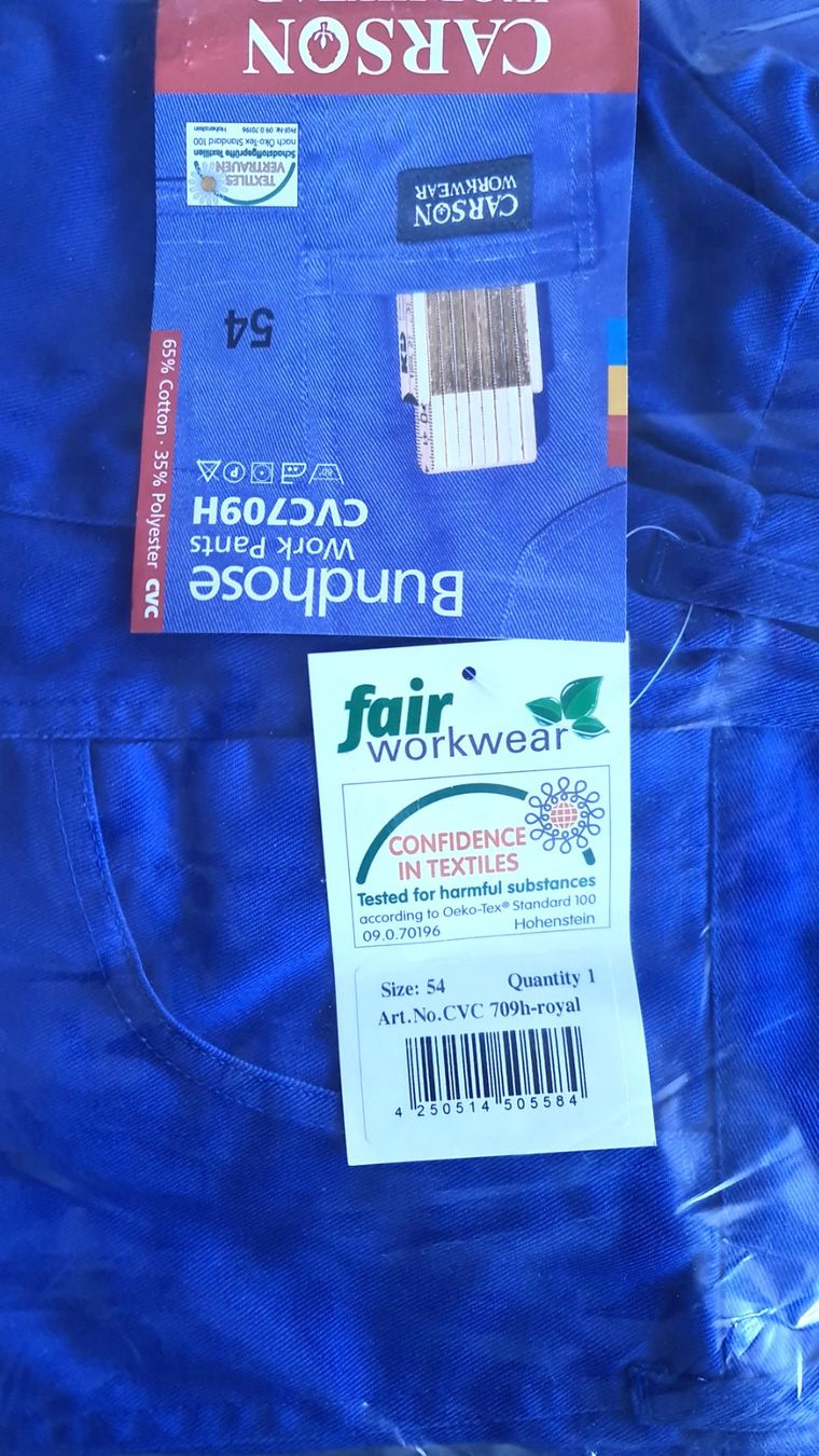 Pantaloni: CARSON Bundhose CLASSIC Arbeitshose Gr. 54 – Nuovo e nell'imballaggio originale da Uerkheim venduto da Kaufoption 4