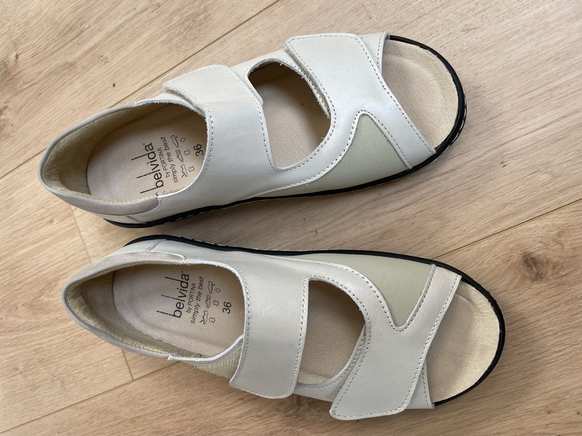 Damenschuhe: belvida by PORTINA - offener Halbschuh – Gebraucht aus Gebenstorf von Urbec