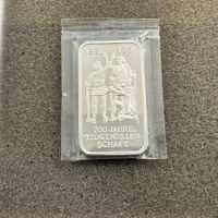 1 Unze Silber Barren 700 J Eidgenossenschaft Rütli ovp
