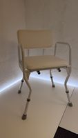 Duschhocker weiss, verstellbar, top Zustand, 