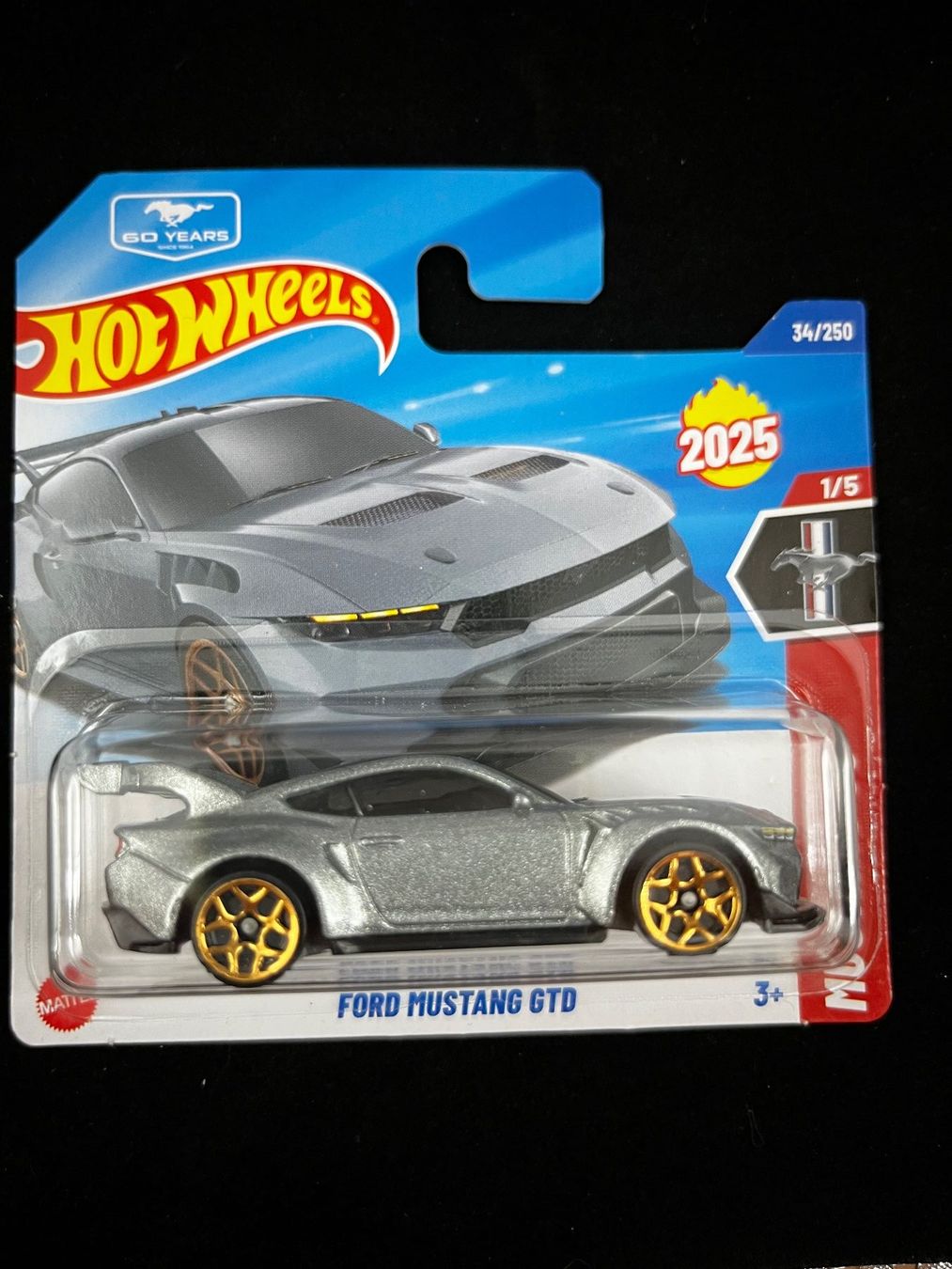 Hot Wheels MUSTANG 60 1/5 (2025) Argento Ford