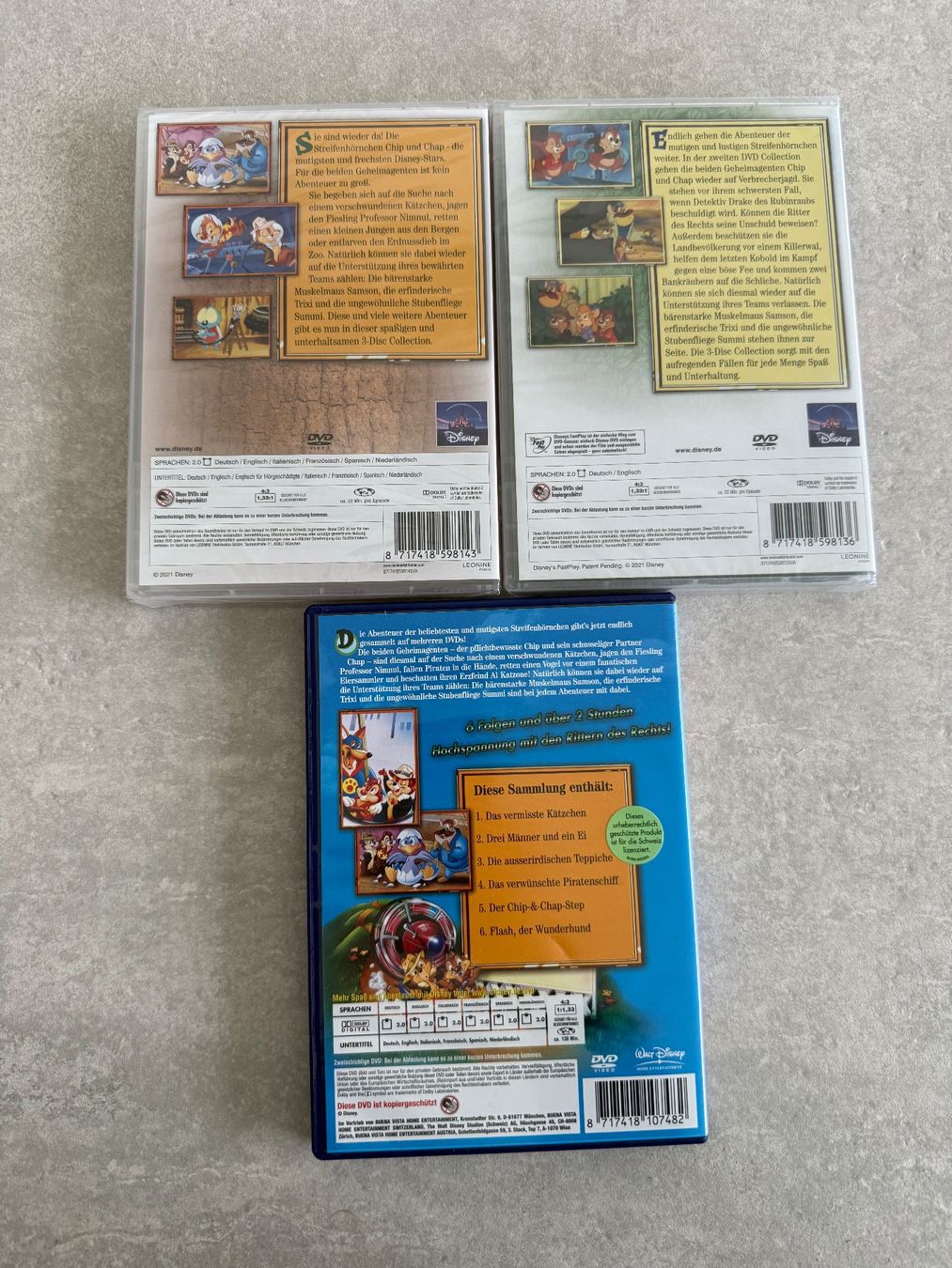 Alle DVDs: Chip und Chap: Ritter des Rechts - Sammlung – Gebraucht aus Arlesheim von shopalittle 1
