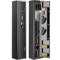 Waffenschrank Stahl für 3 Langwaffen Touchscreen Schloss