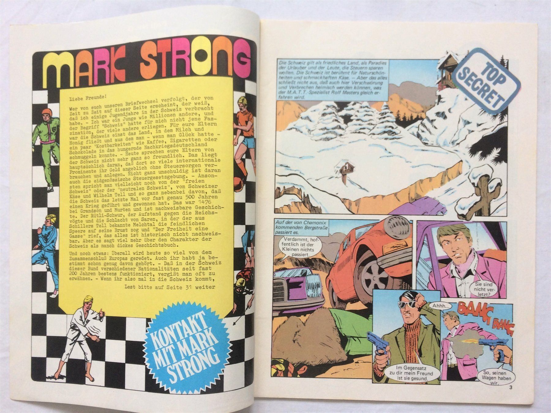 Fumetti: MARK STRONG - Hefte - Fall Nr.4+Nr.8 – Usato da Schaffhausen venduto da durruti 5
