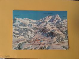 Panorama AK Villars Wallis Skigebiet