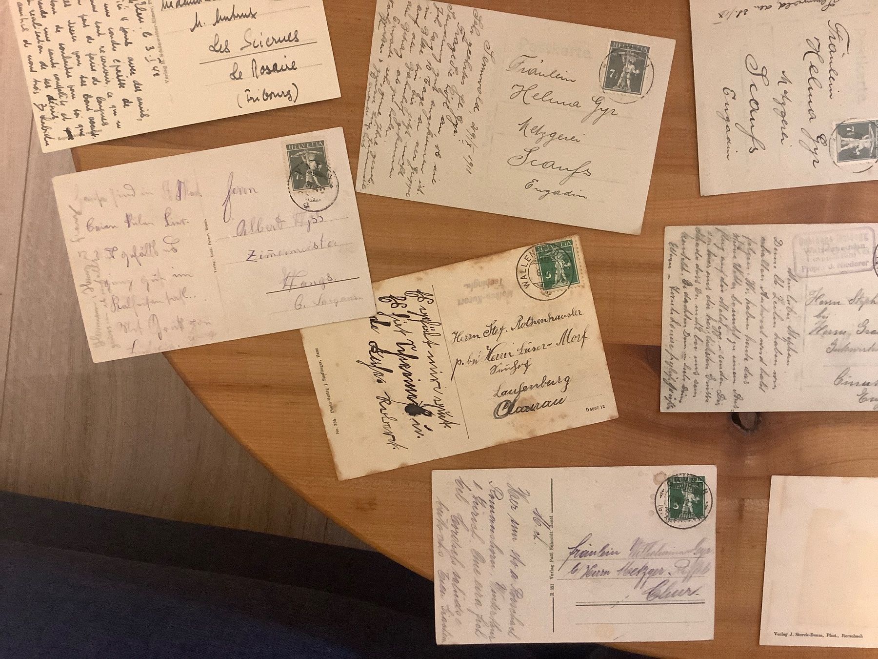 Cartoline postali: 21gelaufene Ansichtskarten Kanton St.Gallen ab 1907 – Usato da St. Gallen venduto da herbrig2 7