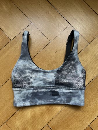 Lululemon Sport BH Grösse 2, Grau/Schwarz/silber