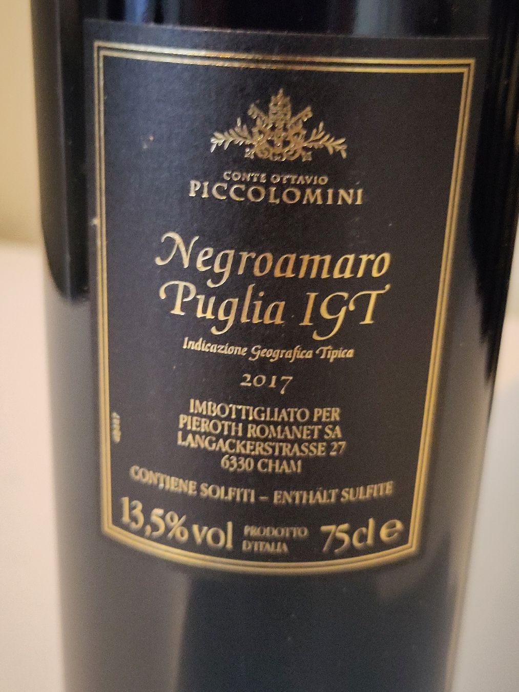 Vino: 8 FL. Negroamare Puglia IGT 2017 – Nuovo (secondo la descrizione) da Basel venduto da Morgenmuffel 2