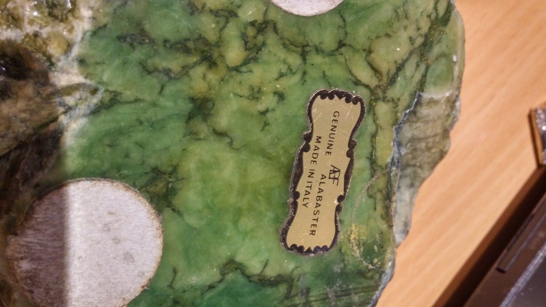Portacenere: Vintage Alabaster Aschenbecher – Usato da Zürich venduto da sendbad 2