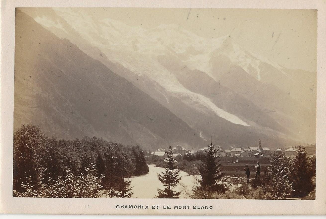 Cartoline postali: CDV A. Garcin, Chamonix, Mont Blanc, 1875 - keine AK – Usato da Frauenfeld venduto da Merk52