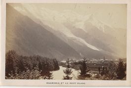 CDV A. Garcin, Chamonix, Mont Blanc, 1875 - keine AK