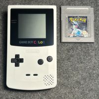 Gameboy Color Weiss + Pokemon silber auf Deutsch