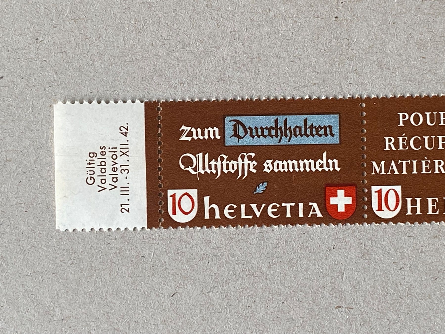 Tutti i francobolli: Z37a, postfrisch – Usato da Aarau venduto da hilde47 3