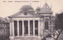 Genève - Cathédrale de St. - Pierre Le Péristyle