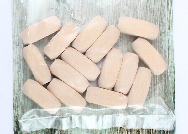 Bastelsets: Holzperle 10 x 20mm – Neu und originalverpackt aus Schlatt TG von kreativ-atelier