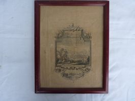Kupferstich Original mit Expertise 1745