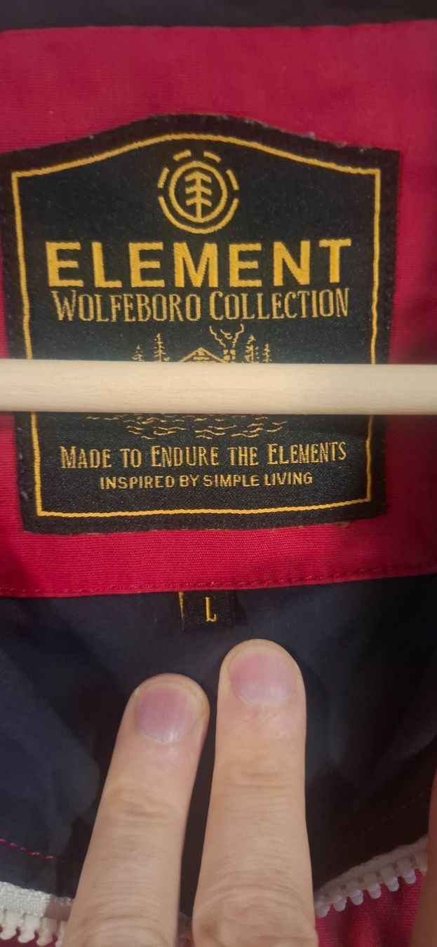 Element Giacche: Element Wolfeboro Collection Jacket, Red and Black – Nuovo (secondo la descrizione) da Affoltern am Albis venduto da AlpineParcel 4