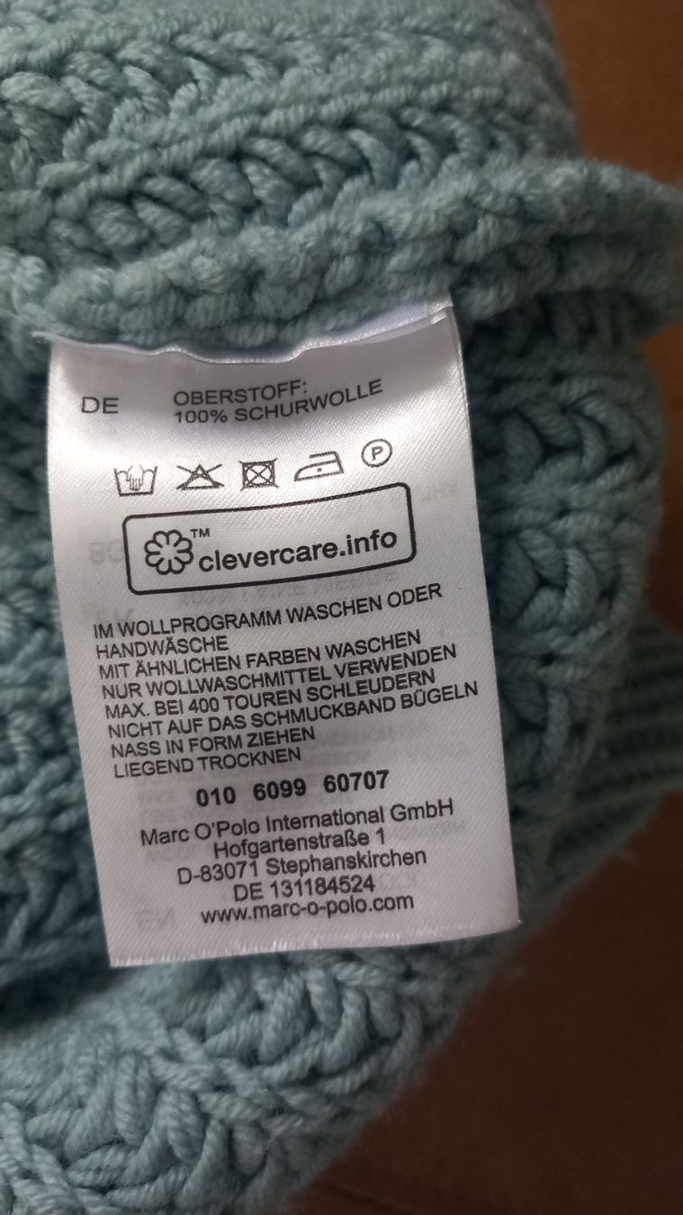 Maglioni & Felpe: Pullover Marc o'Polo Wolle mintblau Gr S – Usato da Eggersriet venduto da Taylorjam 3