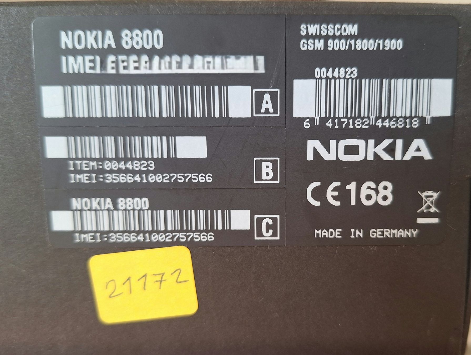 Nokia Telefoni cellulari / Smartphones: Nokia 8800 - OVP – Usato da Meikirch venduto da since78 4