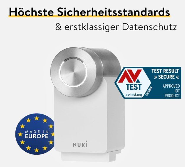 Nuki Schlösser: Nuki Smart Lock Pro 4. Generation weiss – Gebraucht aus Neuhaus SG von LENZ30 5