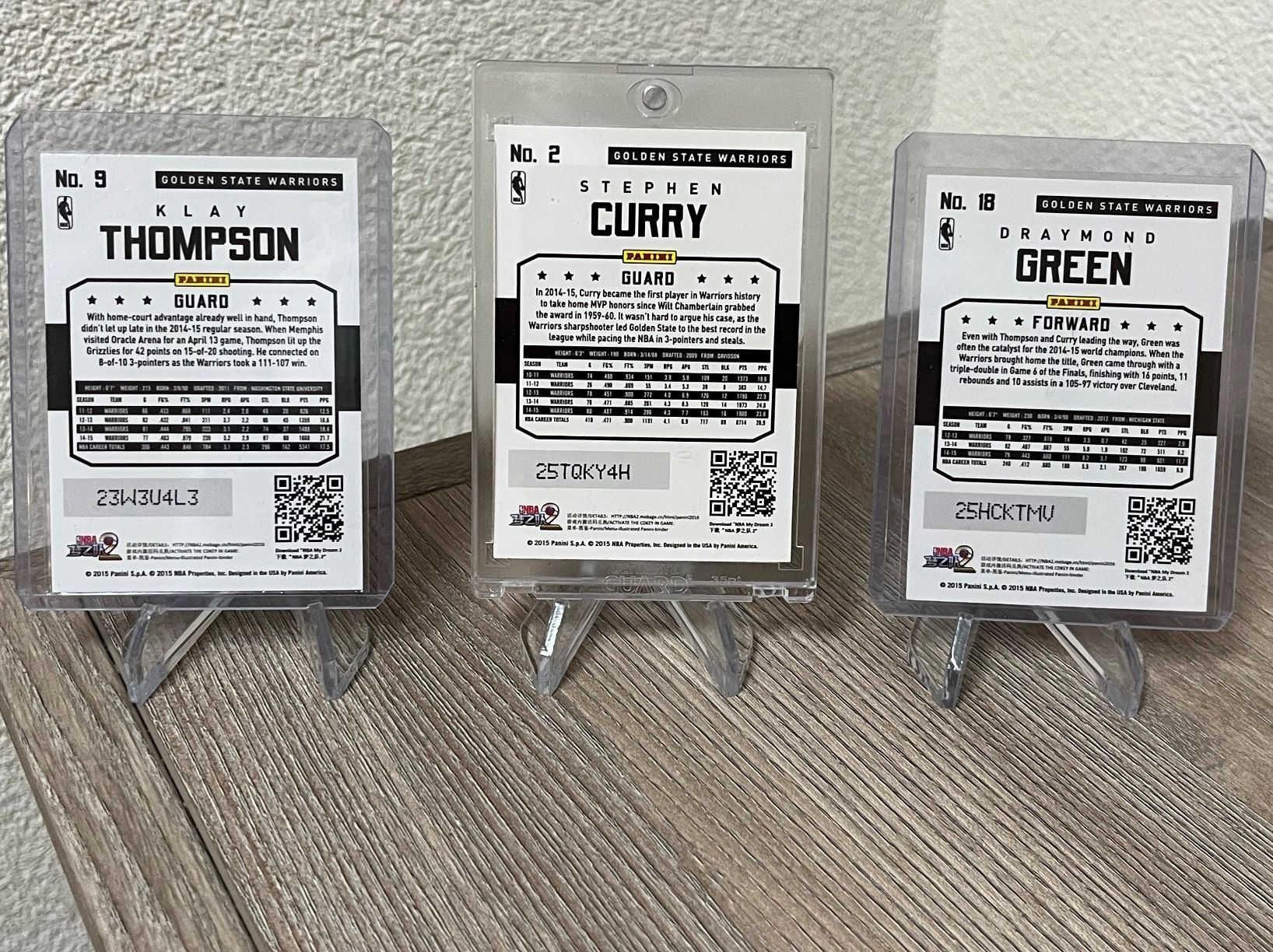Nba Carte collezionabili: NBA Stephen Curry-Thompson-Green HYPER LASER – Usato da Moudon venduto da AndreSR89 1