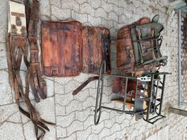 Packsattel Train und Packsattel Kavallerie