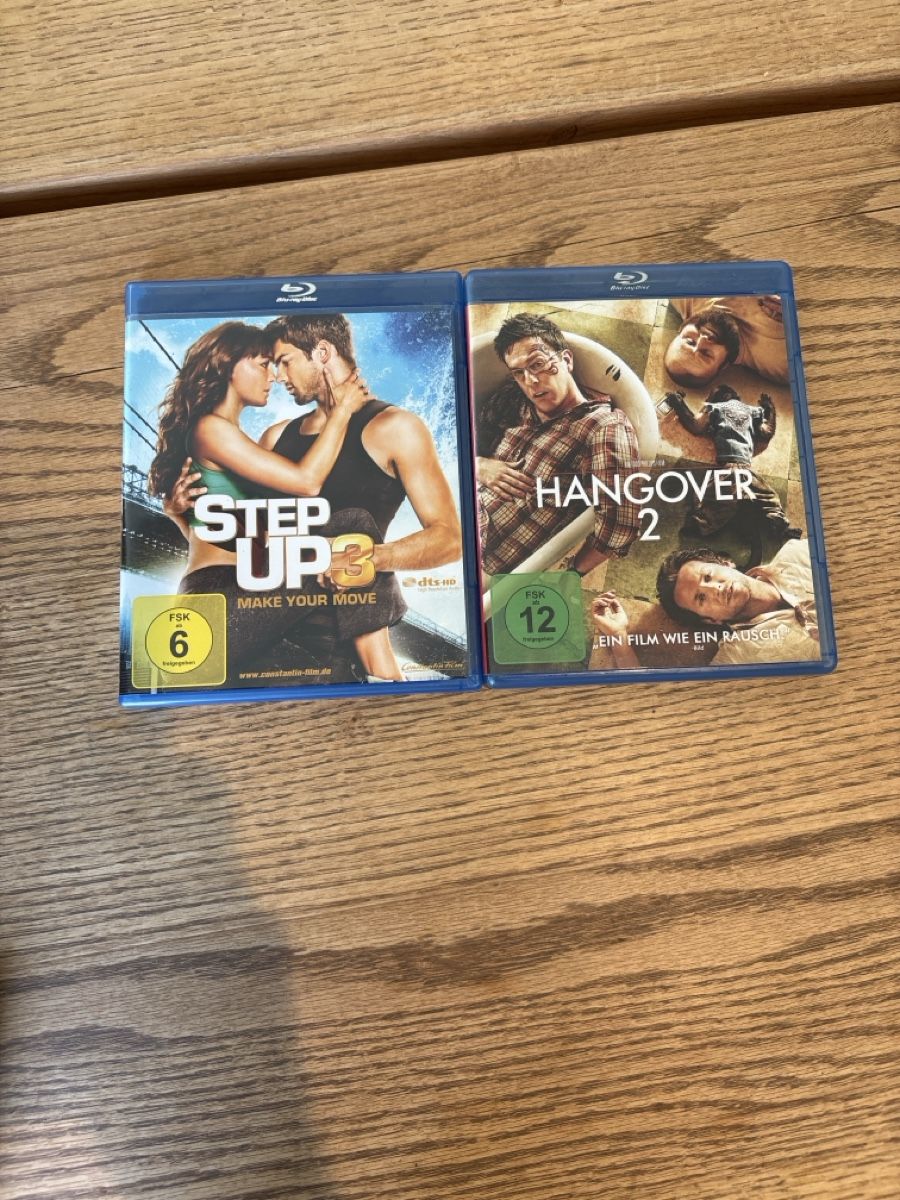 Tutti i DVDs: Step Up 3 Blu-ray & Hangover 2 Blu-ray – Usato da Müllheim venduto da sportandfungirl