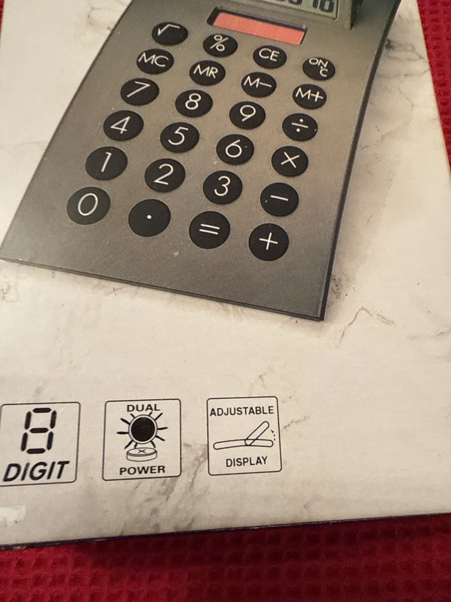 Calcolatrici tascabili: NEU***CALCULATOR SOLAR***SUPER GESCHENK*** – Nuovo e nell'imballaggio originale da Zürich venduto da Ceca52 2
