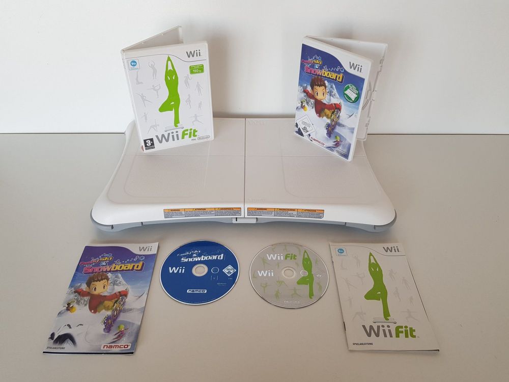 Nintendo Balance Board + Wii Fit Plus & Family Sky Snowboard Kaufen