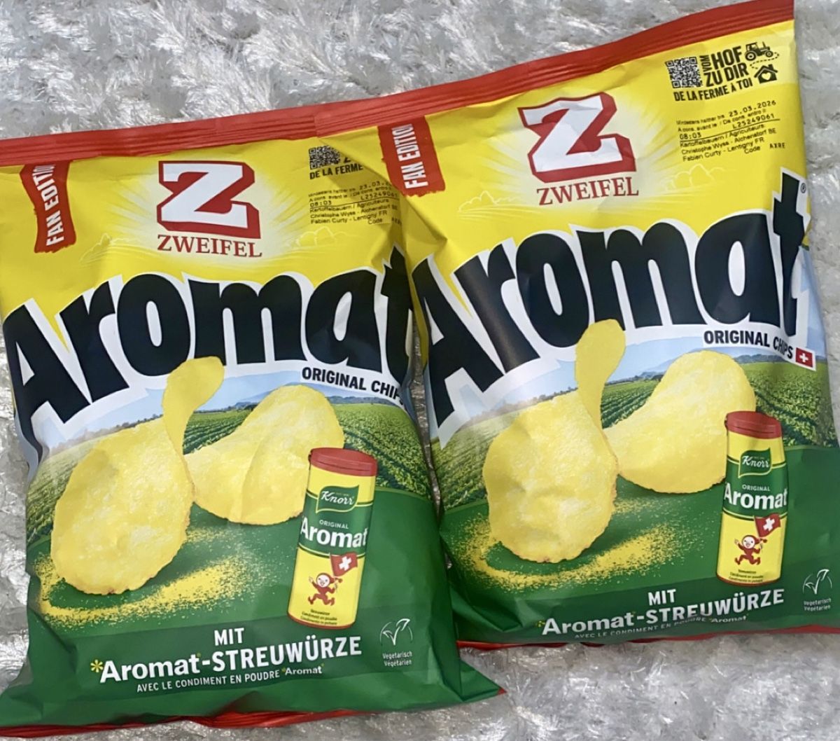 Zweifel Aromat Chips, Zwei Packungen Original 😍(NEU) (Neu und ...