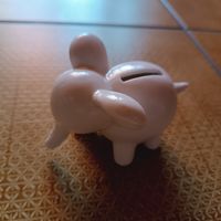 Tirelire éléphant en céramique