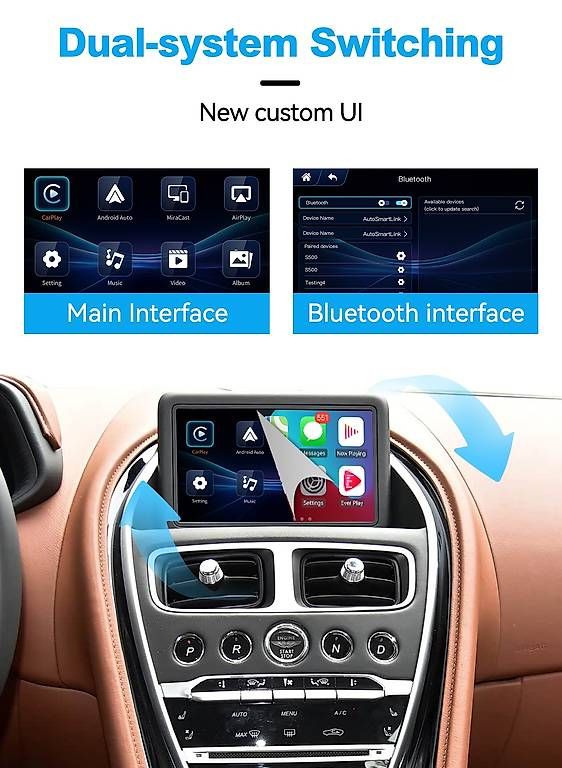 Lecteur multimedia & Streamer: Carplay / Android Auto Aston Martin NTG5 2015 - 2018 – D'occasion à Trimbach par gastech 2