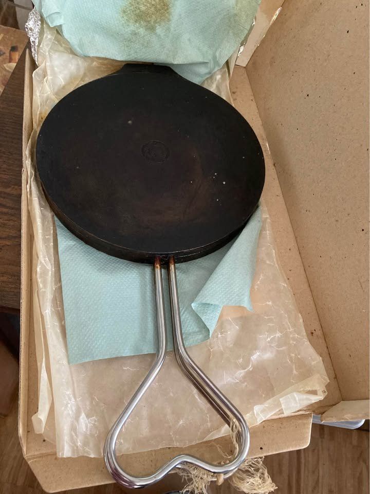 Küchengeräte: Gusseisen Waffeleisen antik – Gebraucht aus Rudolfstetten von Stellina1975 3