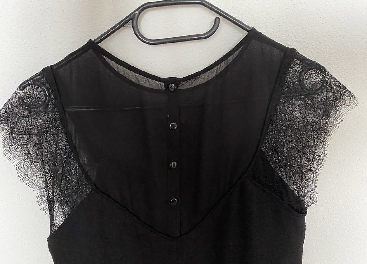 Vestiti: schwarzes Kleid mit Spitze – Usato da Embrach venduto da ale_v5qn 1