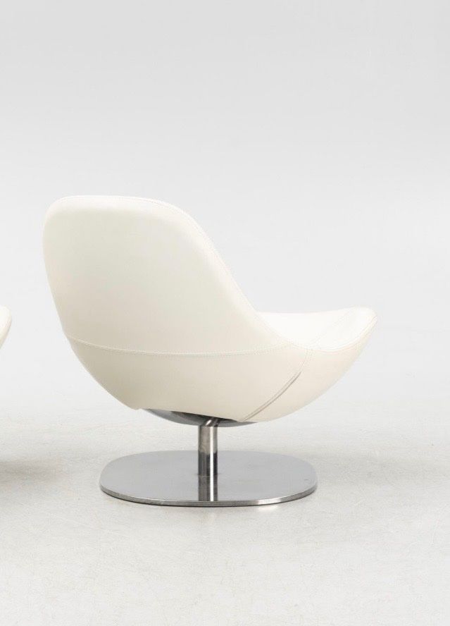 Ikea Poltrone: Drehsessel – Designklassiker aus Echtleder – Usato da Langenthal venduto da floer27 1