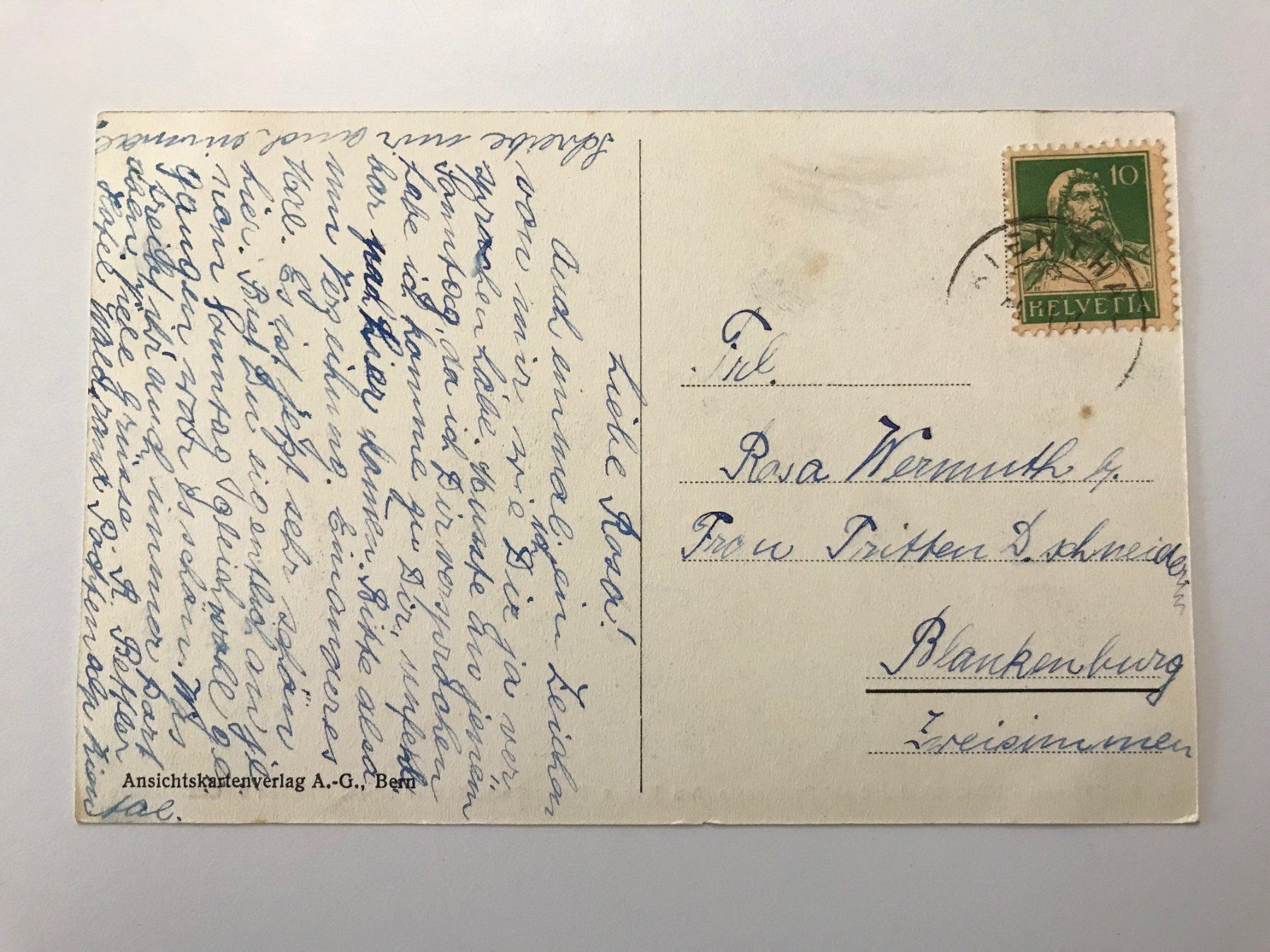Cartoline postali: Kiental BE // Hotel Waldrand Pochtenalp – Usato da Basel venduto da intermezzo12 1
