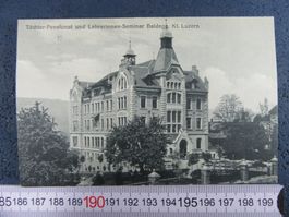 BALDEGG 1921 LU AK TÖCHTER-PRNSIONAT + LEHREINNEN-SEMINAR