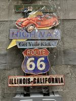 Route 66 highway Illinois California 