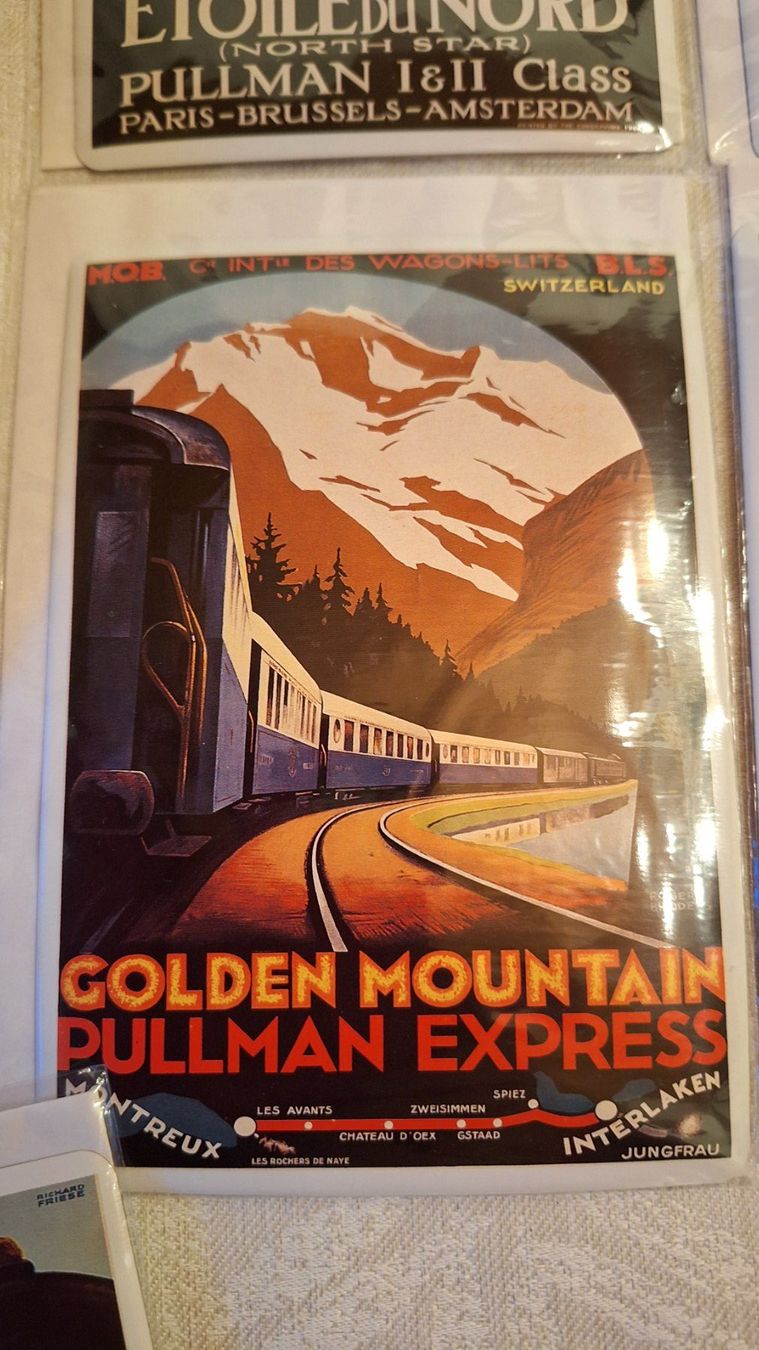 Altro in Decorazioni & Accessori: retro Blechdose  mit 8Blech-Postkarten "Orient-Express" – Nuovo (secondo la descrizione) da Dornach venduto da majo8689 3