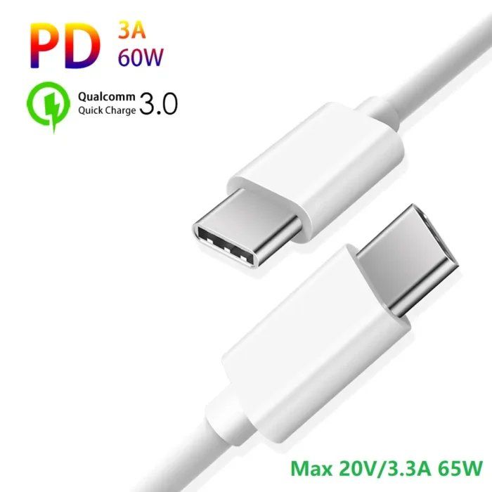 Cavi: High Power PD3.0 60W USB-C auf USB-C Schnellladekabel – Nuovo e nell'imballaggio originale da Neuhausen am Rheinfall venduto da nyliastore 3