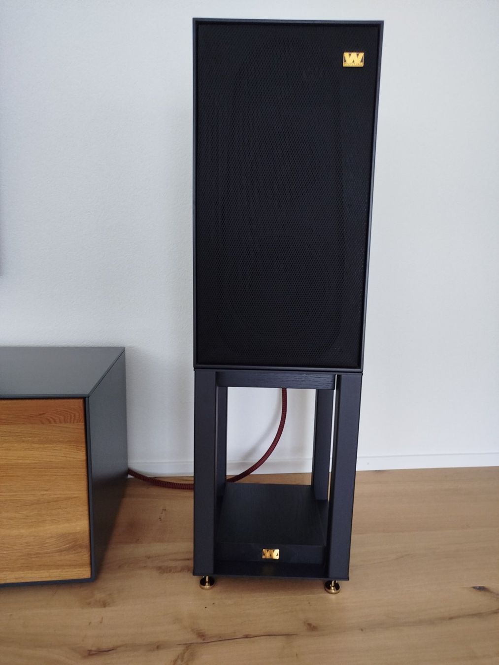 Wharfedale Casse acustiche: Wharfedale Linton 85 Lautsprecher mit Stands – Usato da Triesen venduto da biketunerle 1