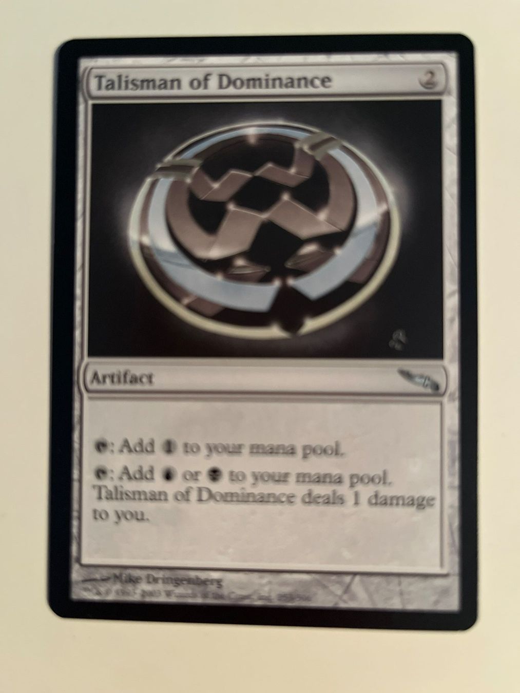 Magic The Gathering Carte collezionabili: 1 x Talisman of Dominance - Magic: The Gathering - MtG – Usato da Kriens venduto da Shadi1980
