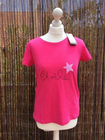 T-shirt pink ETOILE marque BROADWAY new