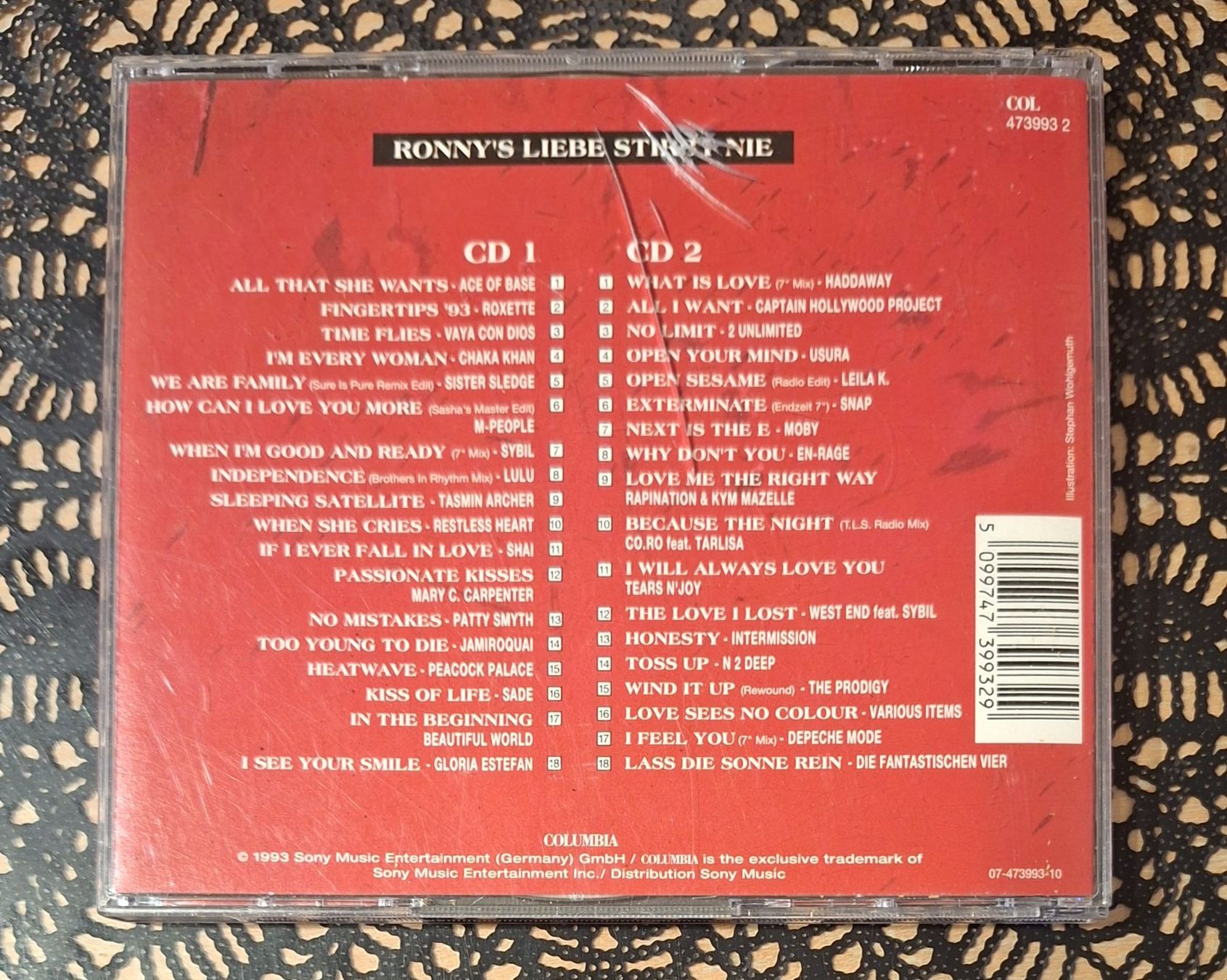 CDs: Ronny's Pop Show 21, 2CD Hit Compilation Sampler 1993 – Gebraucht aus Amriswil von Celini3 1